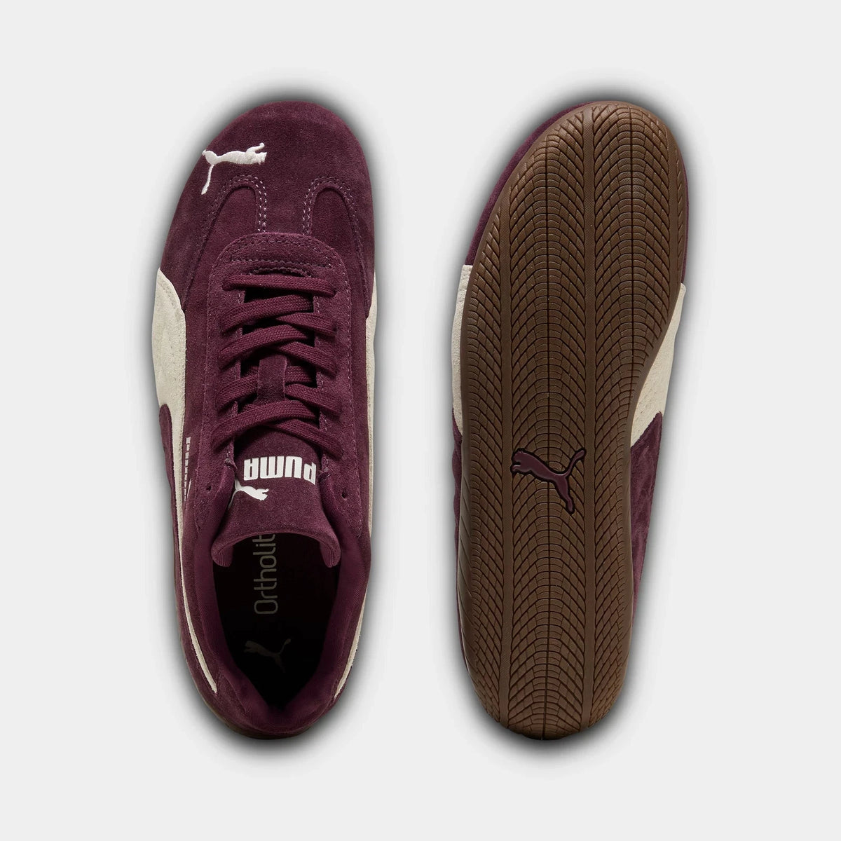 Women's Low-Profile Napped Leather Sneakers