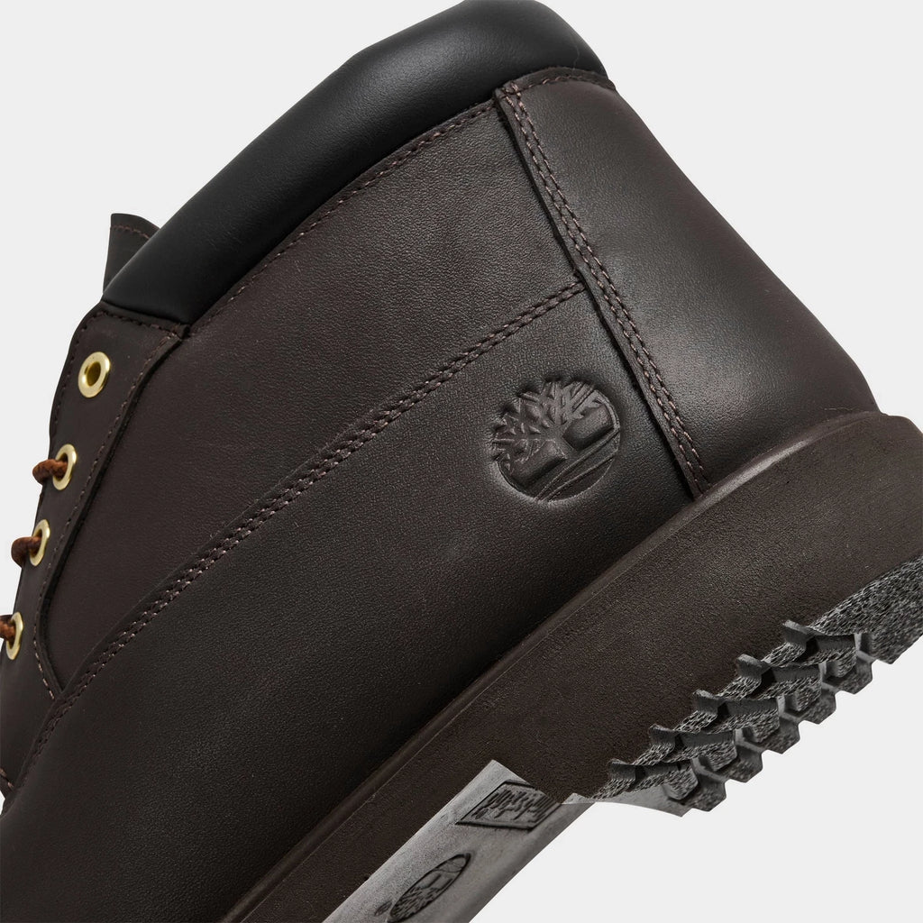 Men's Waterproof Leather Chukka Boots - Brown