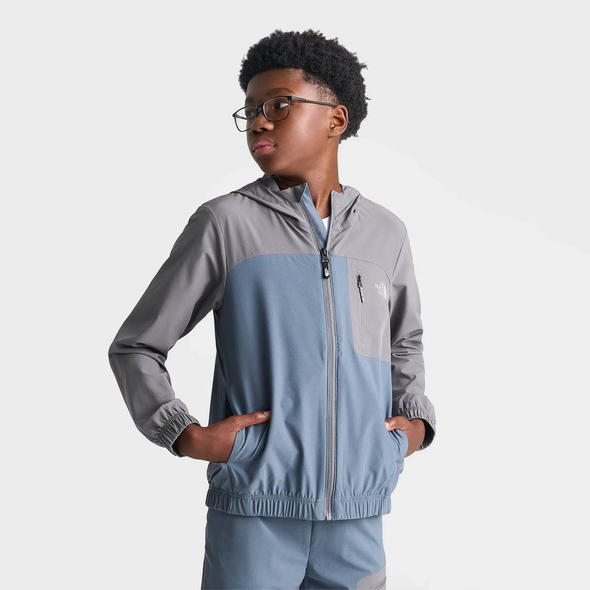 Big Kids' Woven Full-Zip Jacket