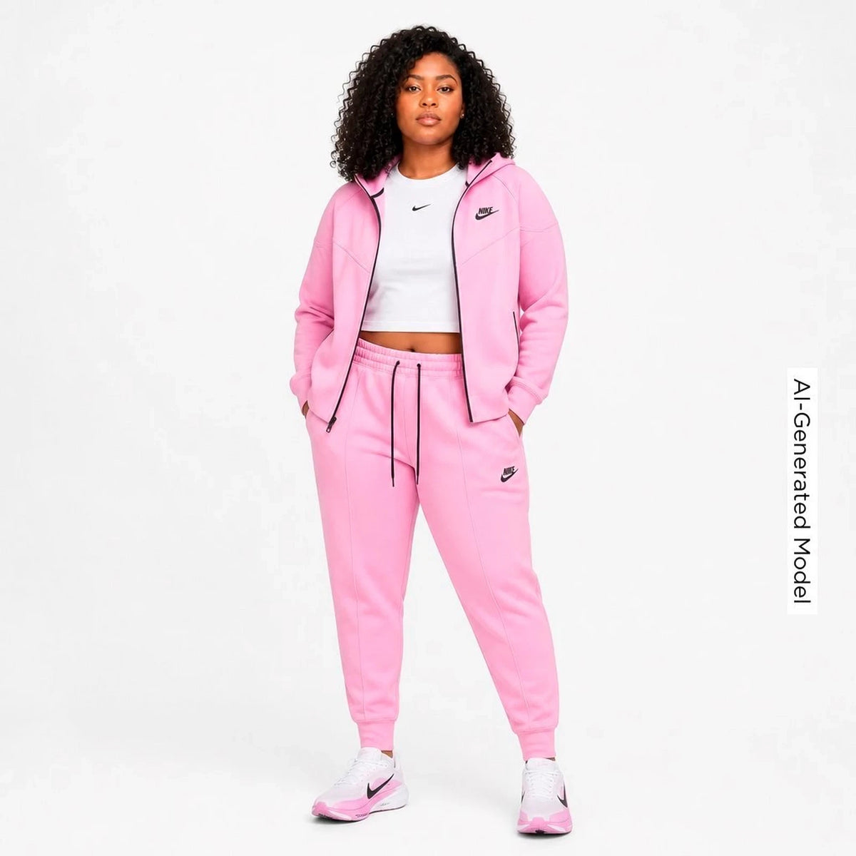 Women's Lightweight Full Zip Fleece Hoodie