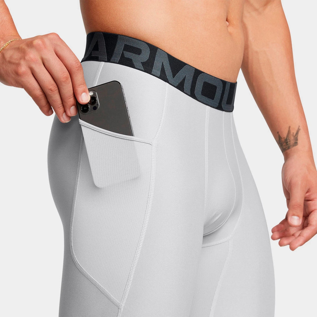 Men's Compression Training Leggings - Gray