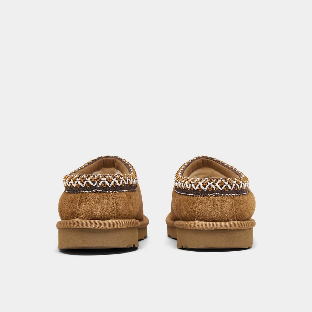 Toddler Suede Slip-On Slippers - Chestnut