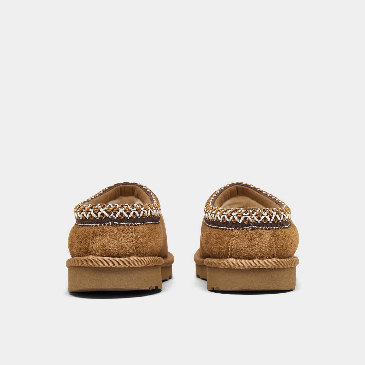 Toddler Suede Slip-On Slippers - Chestnut