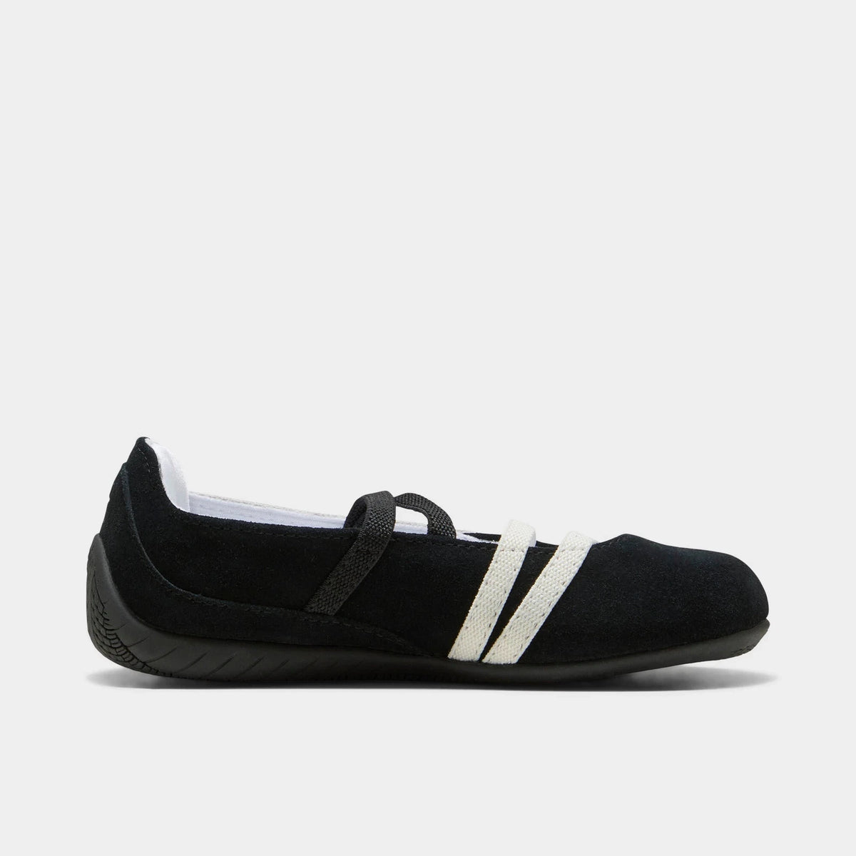 Girls' Ballet-Inspired Casual Shoes - Black