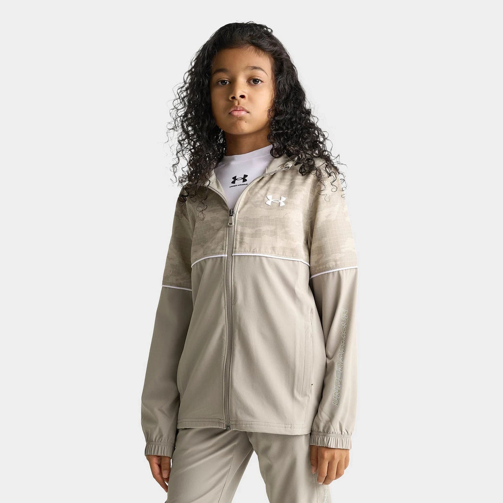 Kids' Printed Full-Zip Woven Jacket