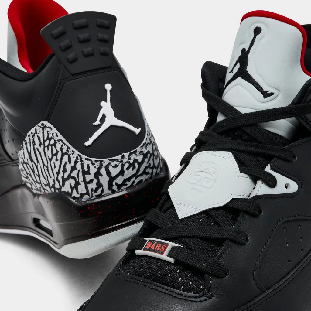 Men's Leather And Mesh Low-Top Sneakers