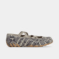 Women's Snakeskin-Embossed Ballet Sneakers