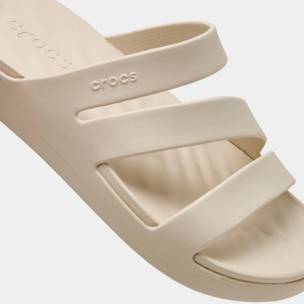 Strappy Slip-On Sandal - White