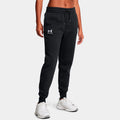 Women's Brushed Fleece Jogger Pants - Black