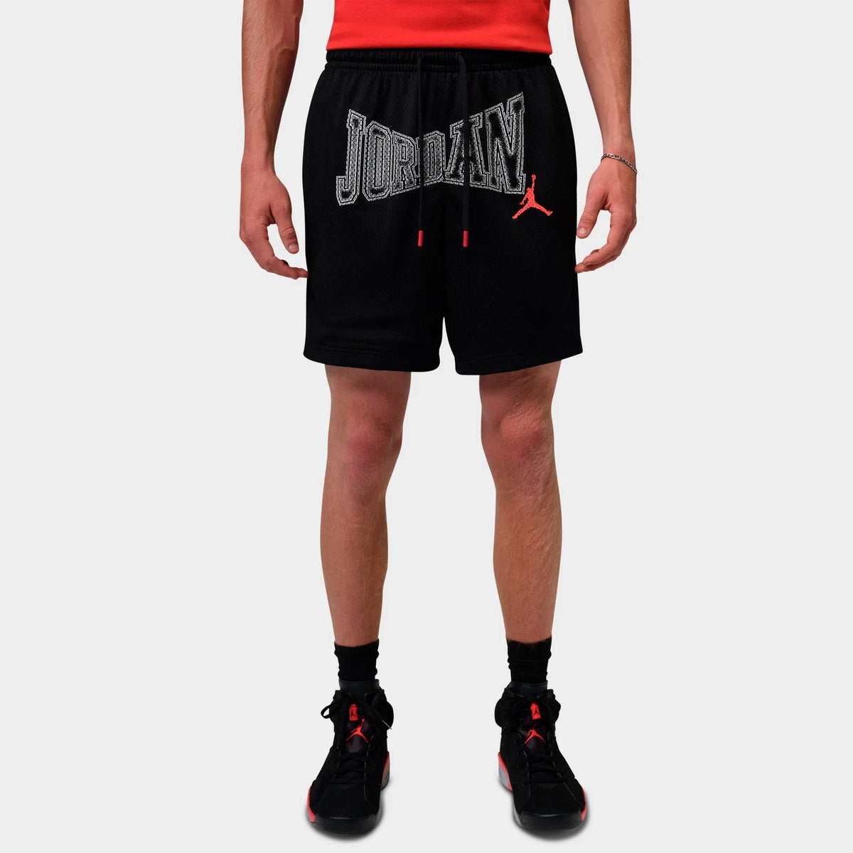 Men's 7-Inch Moisture-Wicking Mesh Shorts - Black