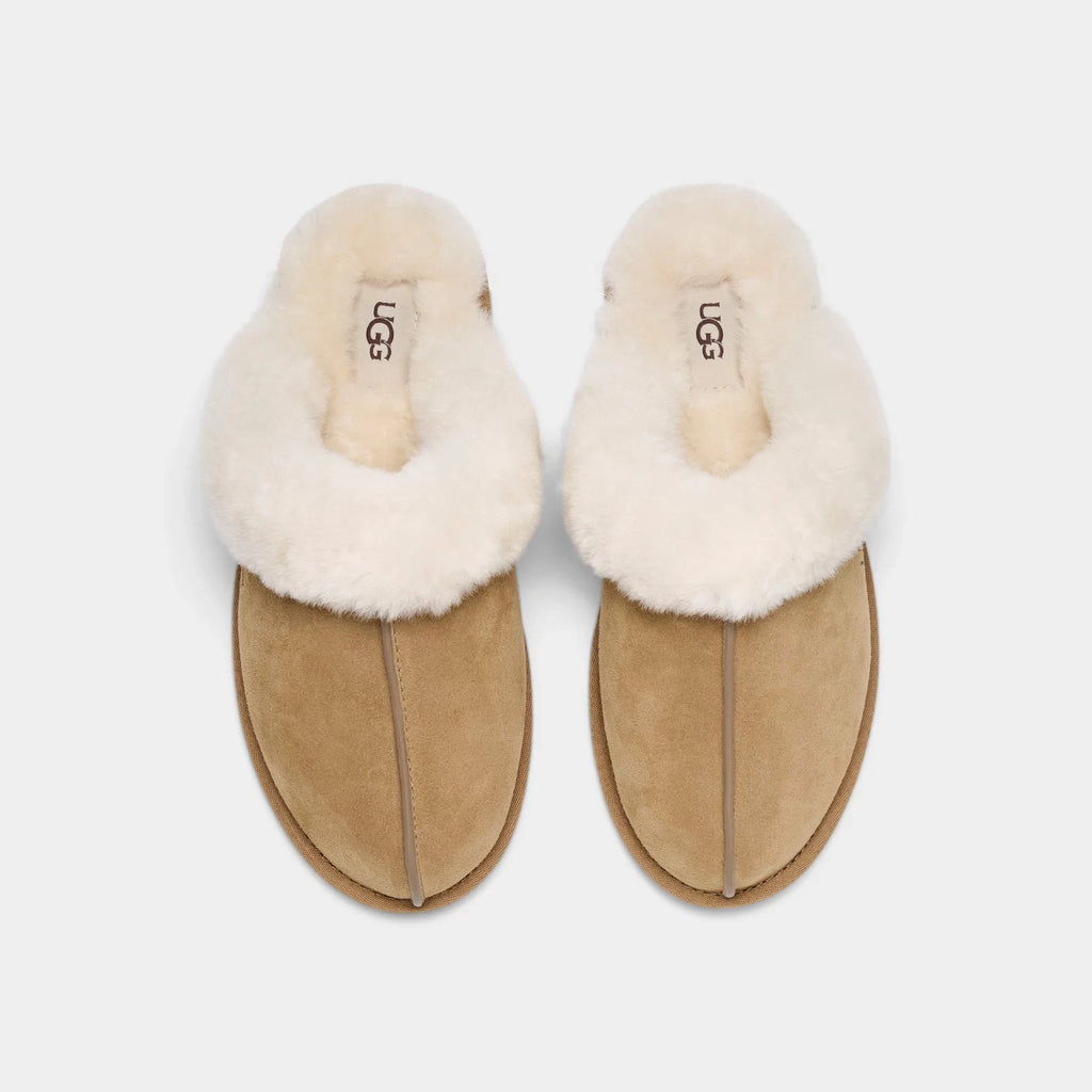 Women's Suede Sheepskin Slide Slipper