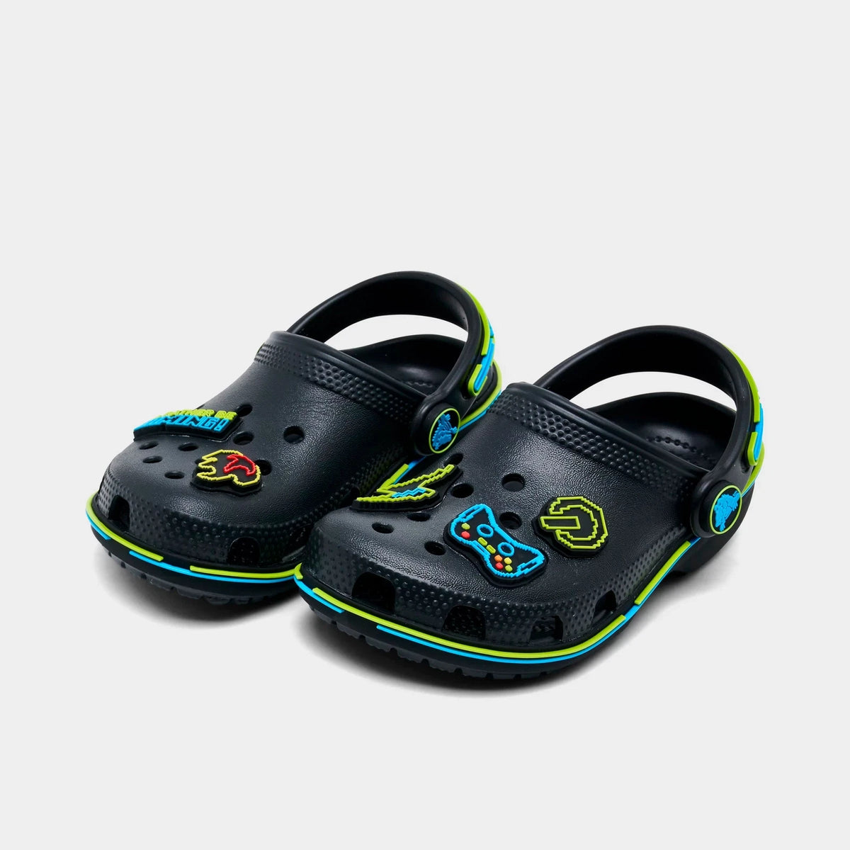 Toddler Gaming Graphic Foam Clog - Black