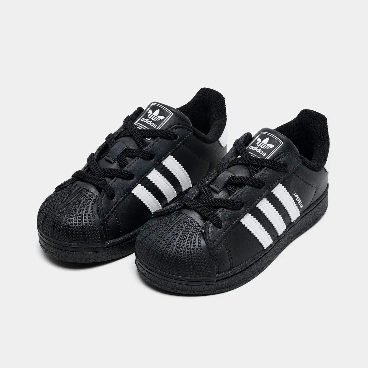Toddler Leather Shell Toe Sneaker - Black