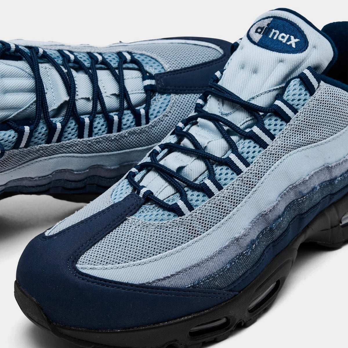 Men's Denim & Synthetic Leather Casual Sneaker