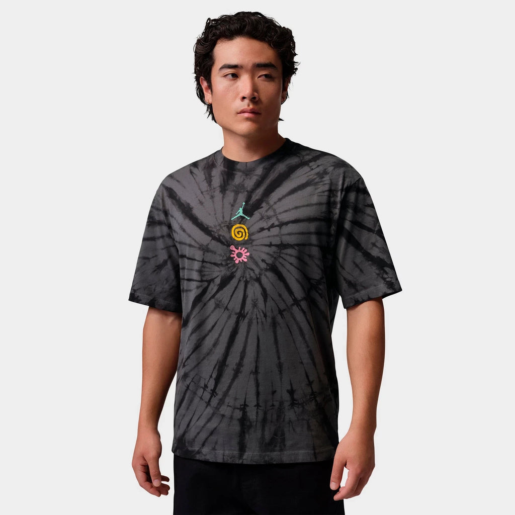 Men's Tie-Dye Graphic Cotton T-Shirt