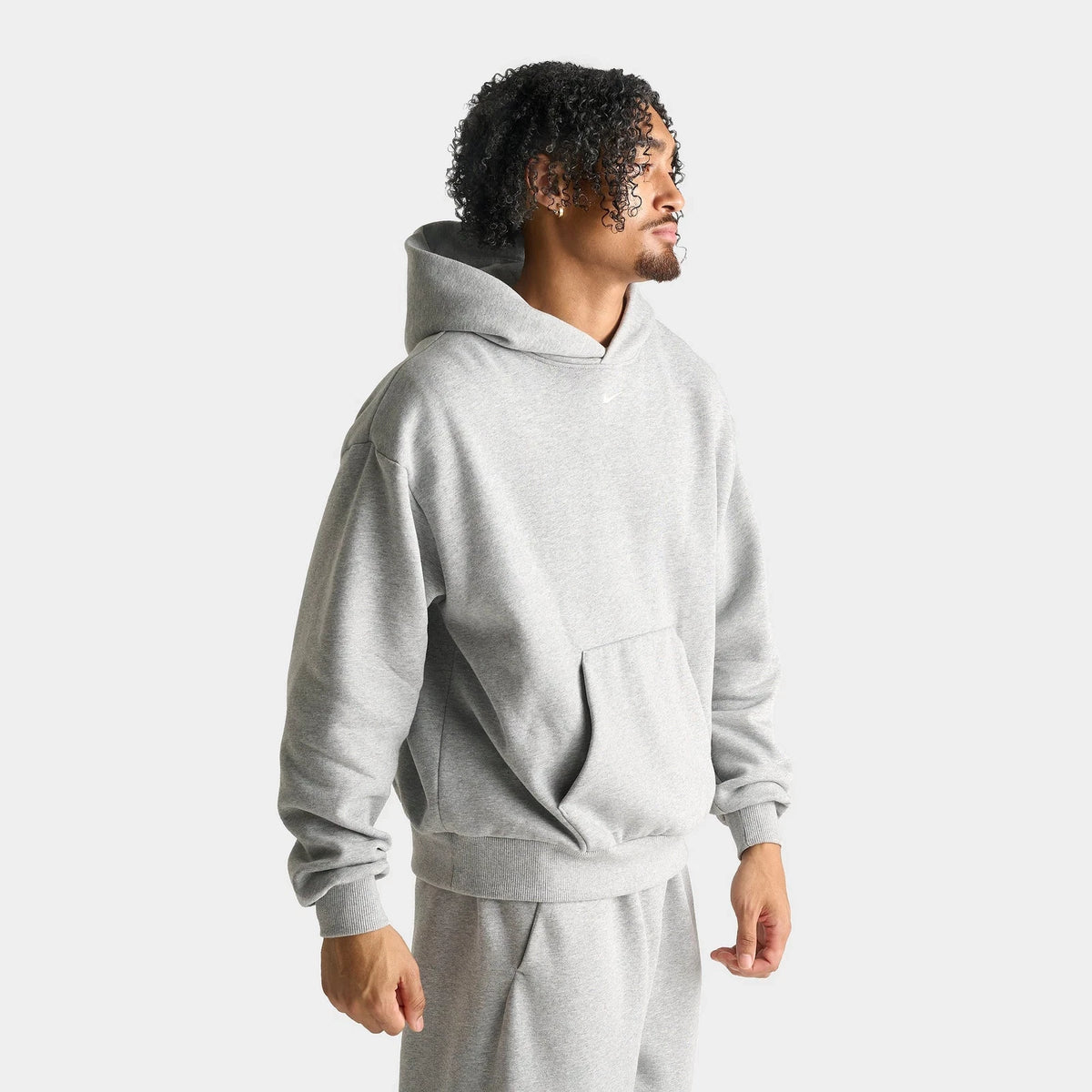 Men's Oversized Fleece Pullover Hoodie