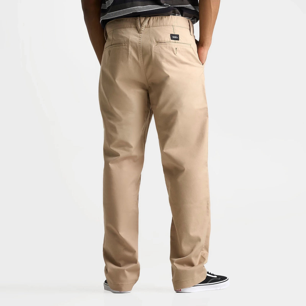 Men's Stretch Straight Chino Pants - Black