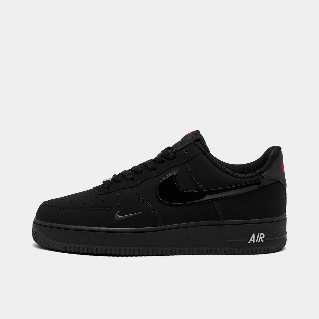 Men's Leather Low Top Sneaker - Black