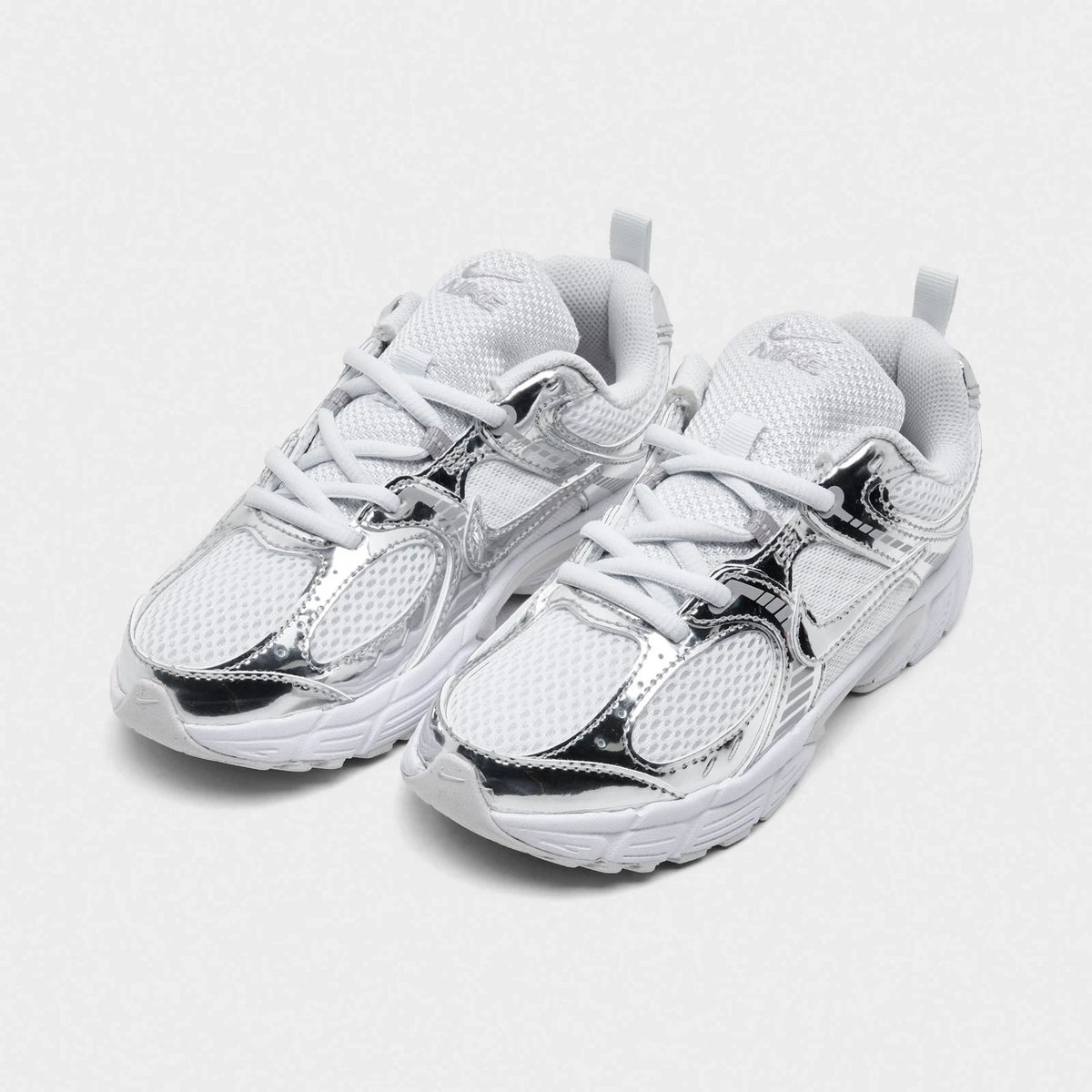 Little Kids' Mesh Stretch-Lace Sneaker - White