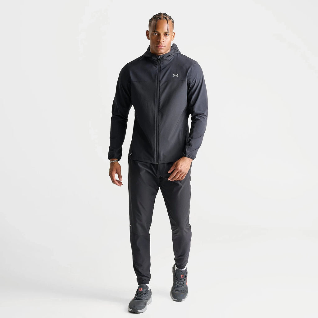 Men's Water-Repellent Full-Zip Running Jacket