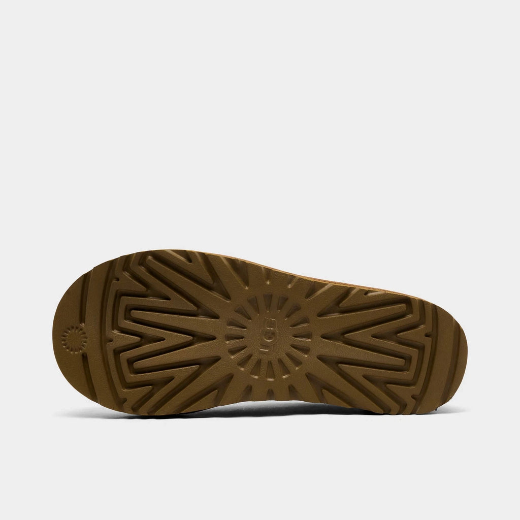 Women's Suede Slip-On Slippers - Chestnut