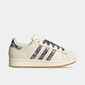 Girls' Floral Print Leather Sneakers