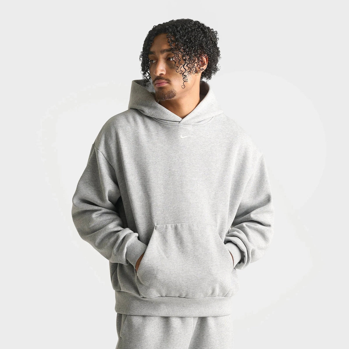 Men's Oversized Fleece Pullover Hoodie