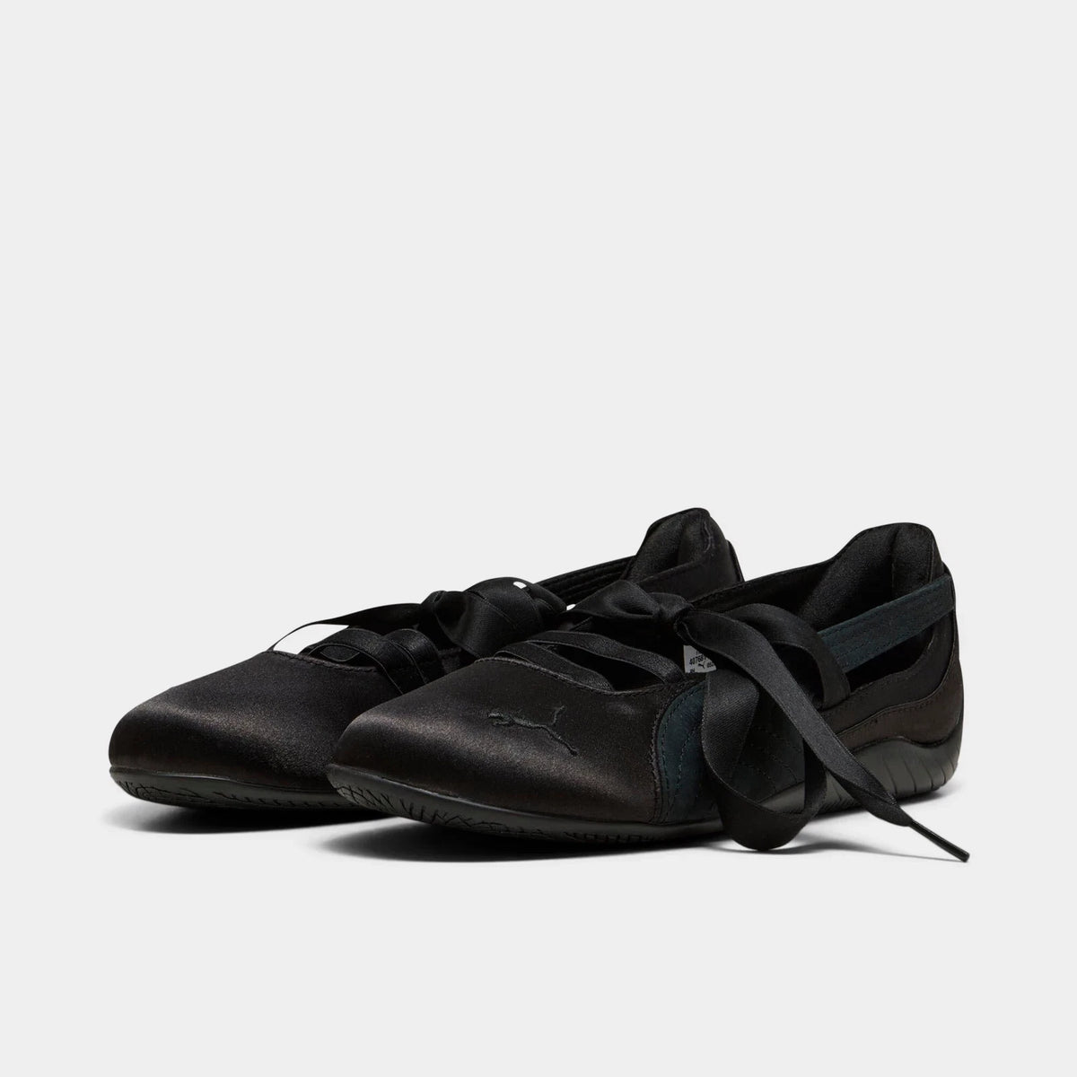 Women's Satin Ribbon Ballet-Inspired Sneakers
