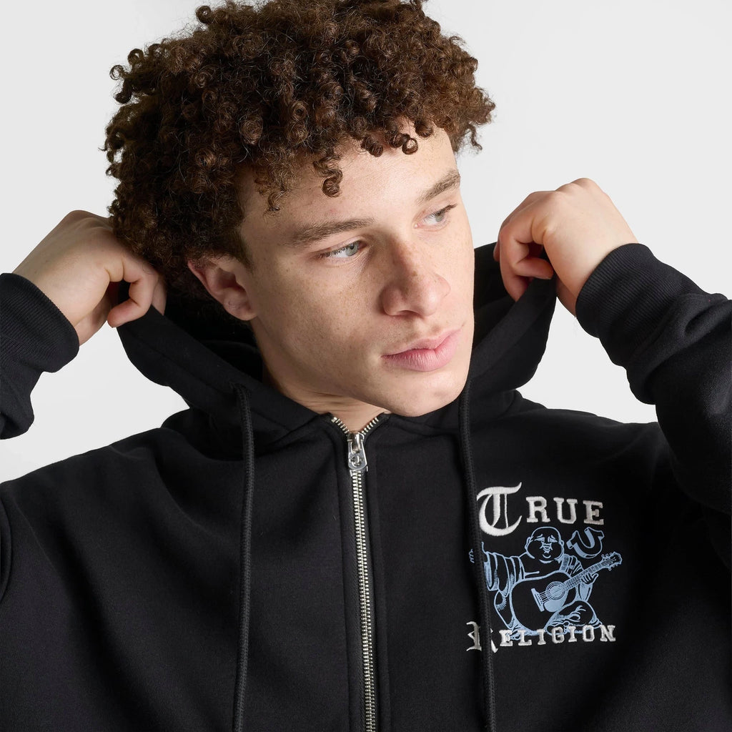 Men's Graphic Full-Zip Fleece Hoodie