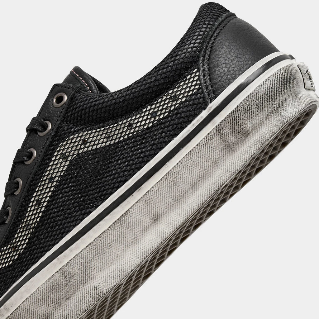 Men's Distressed Canvas Low-Top Sneaker
