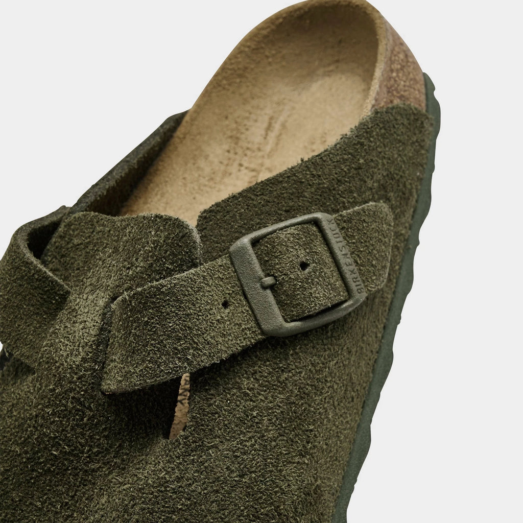 Women's Suede Slip-On Clogs