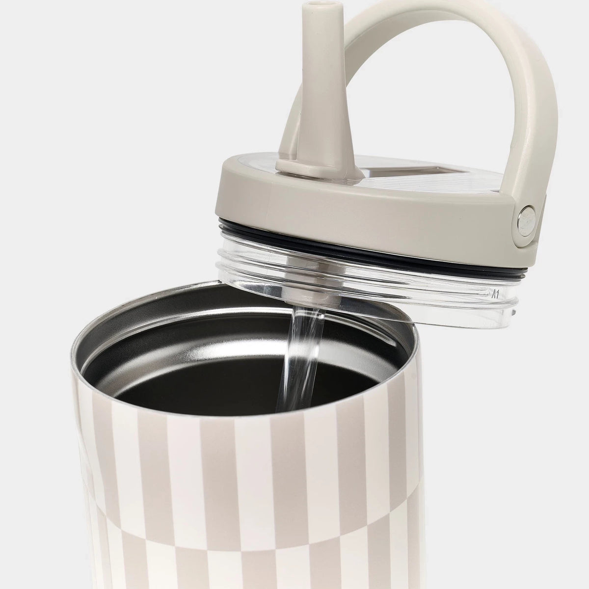 40 oz Insulated Flip Straw Water Bottle