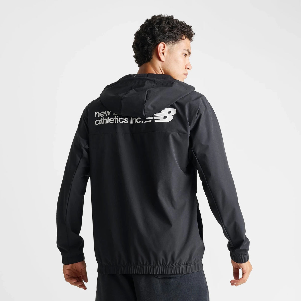 Men's Hooded Full-Zip Performance Woven Jacket