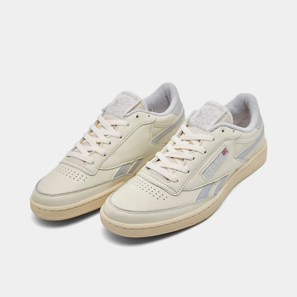 Men's Leather And Suede Court Sneaker