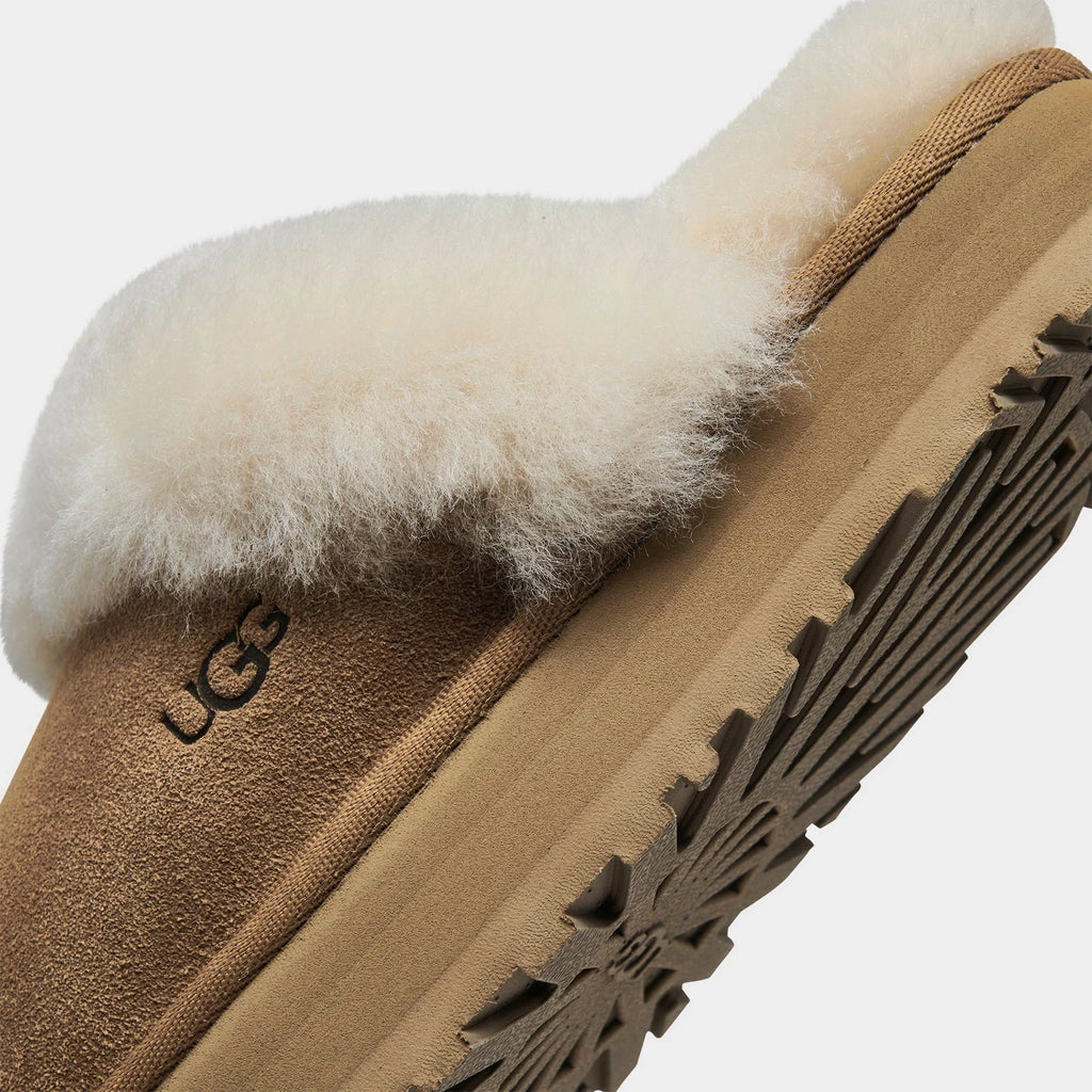 Women's Suede Platform Slip-On Slipper