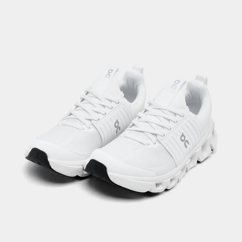 Kids' Mesh Lace-Up Running Shoe - White