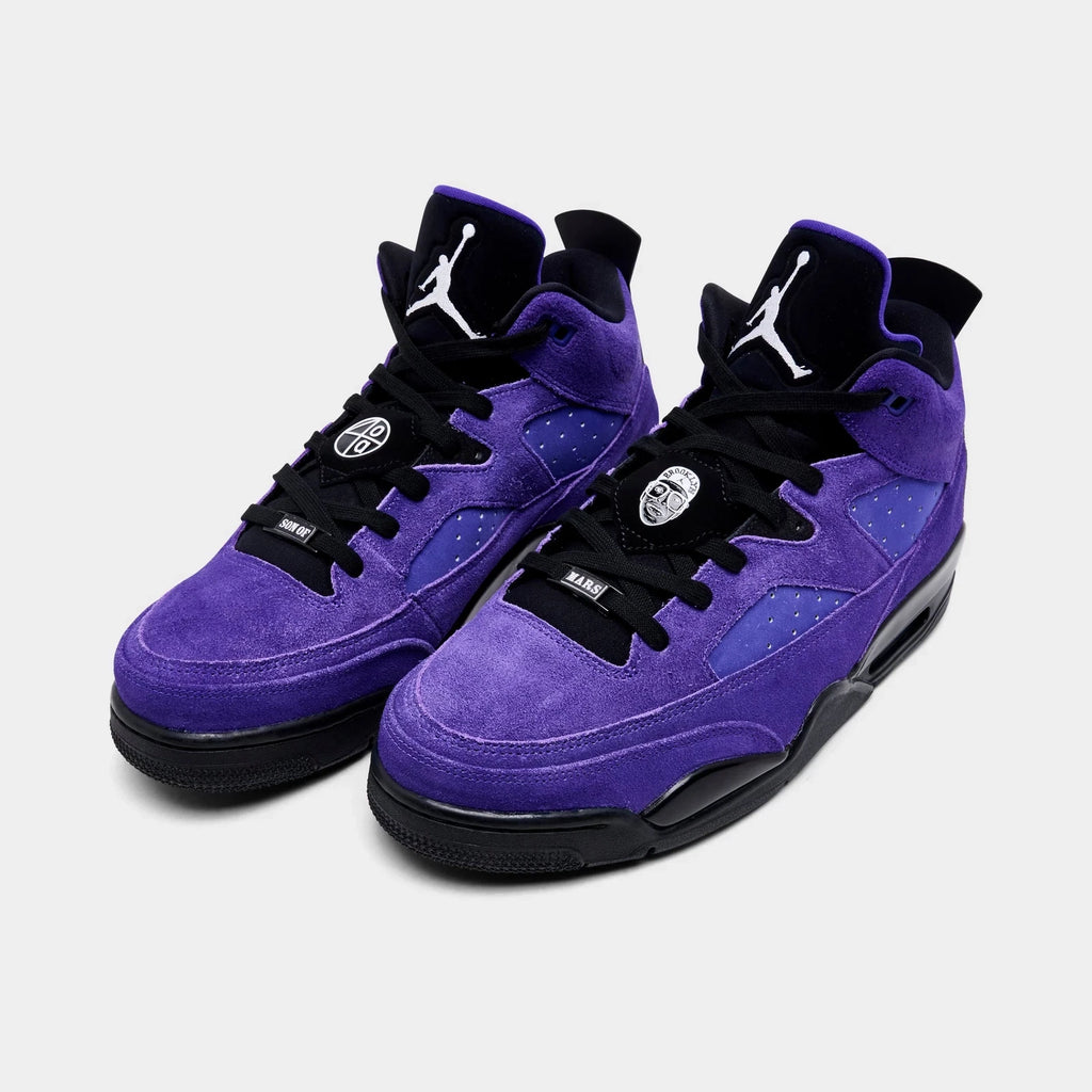 Men's Leather And Mesh Low-Top Sneakers
