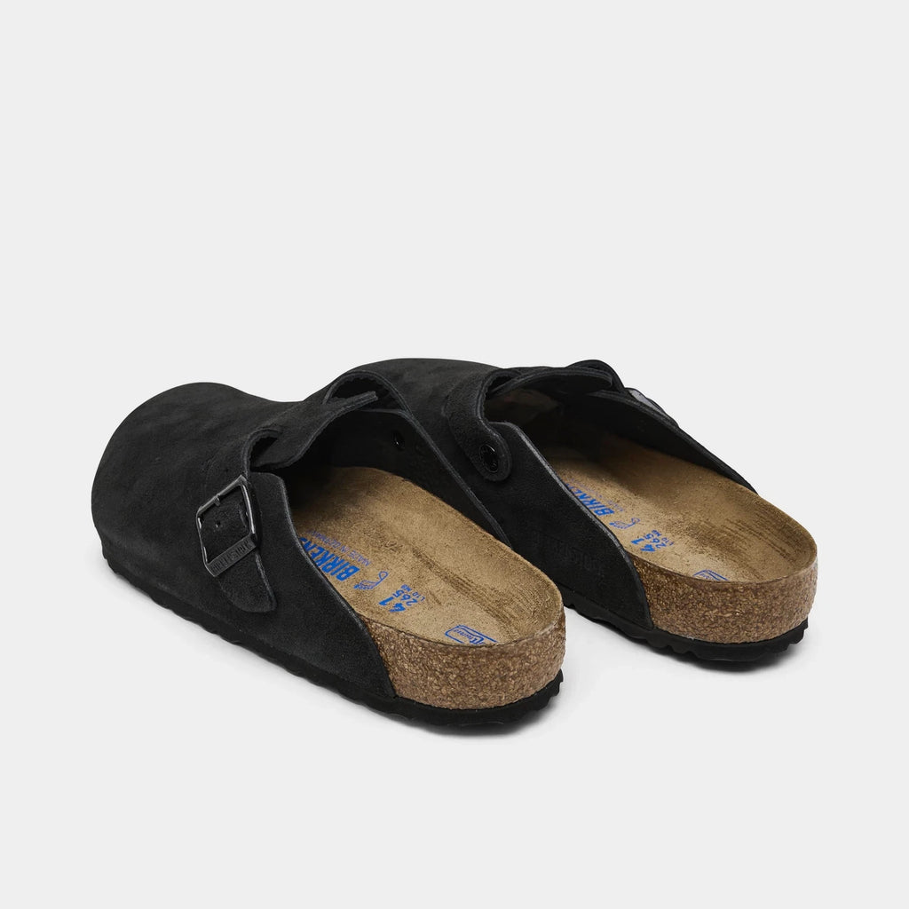 Men's Suede Soft Footbed Clogs