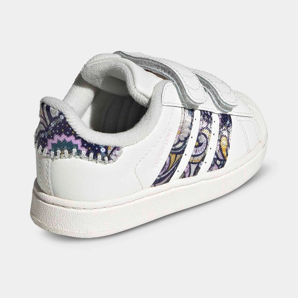 Toddler Girls' Floral Hook-And-Loop Sneakers