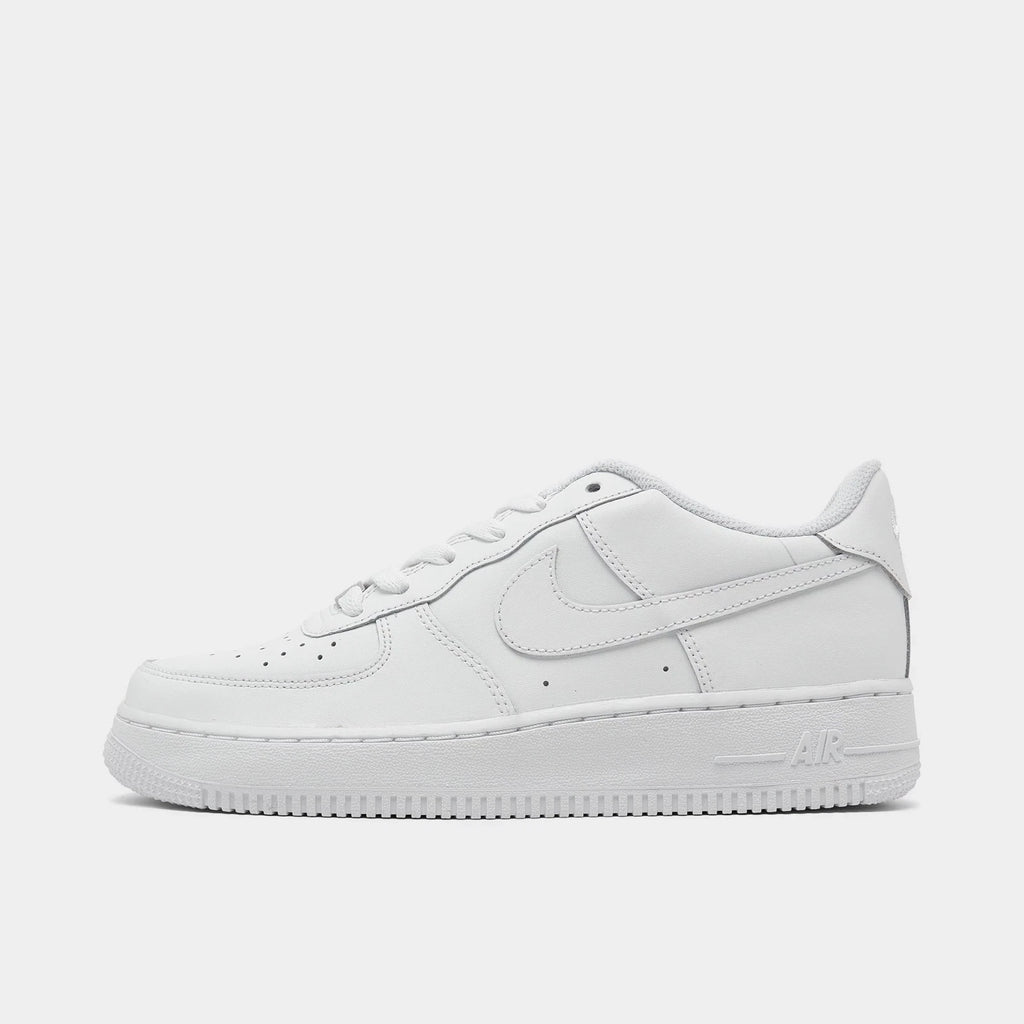 Big Kids' Leather Low-Top Sneakers - White