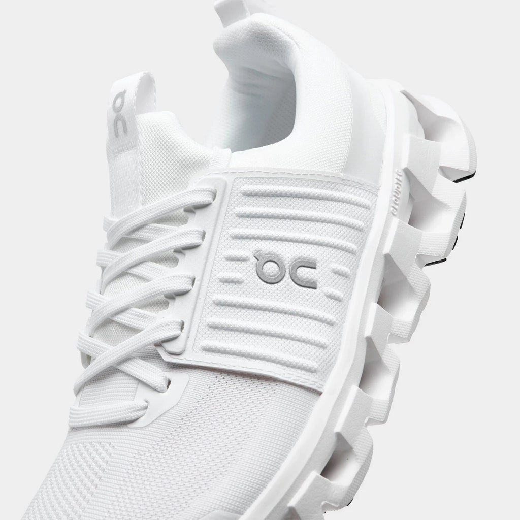 Kids' Mesh Lace-Up Running Shoe - White