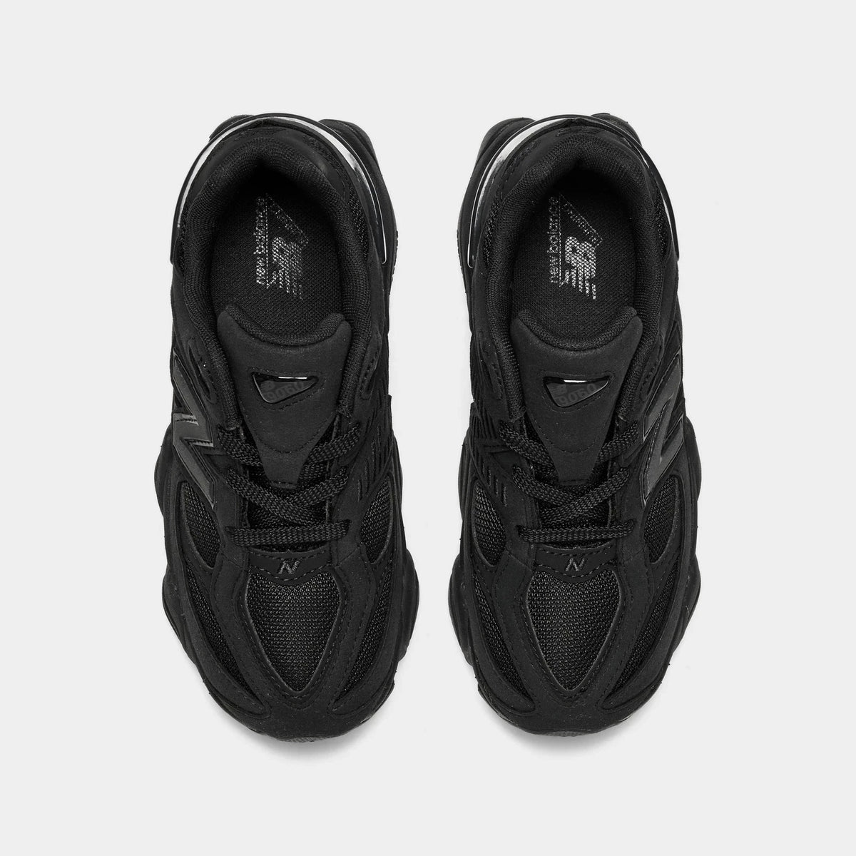 Little Kids' Synthetic Lace-Up Sneakers - Black