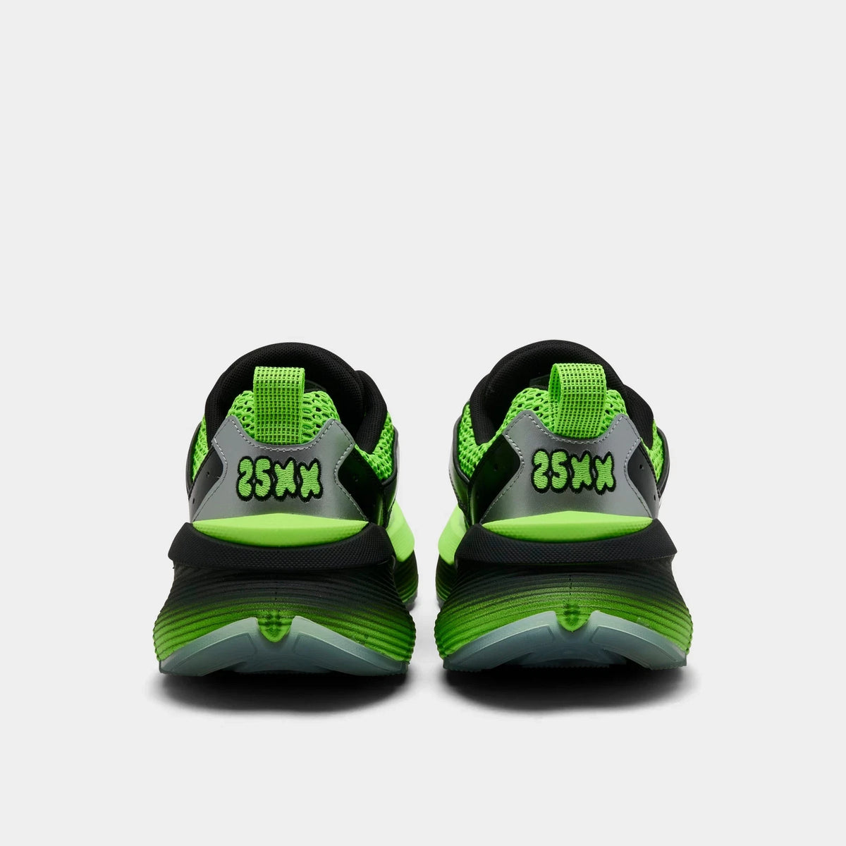 Men's Chunky Mesh And Leather Sneakers