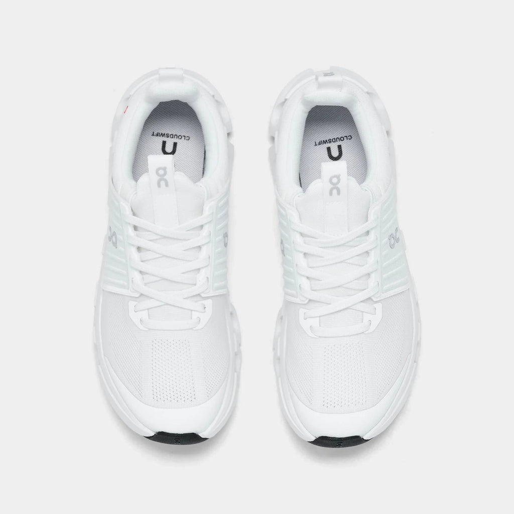Kids' Mesh Lace-Up Running Shoe - White