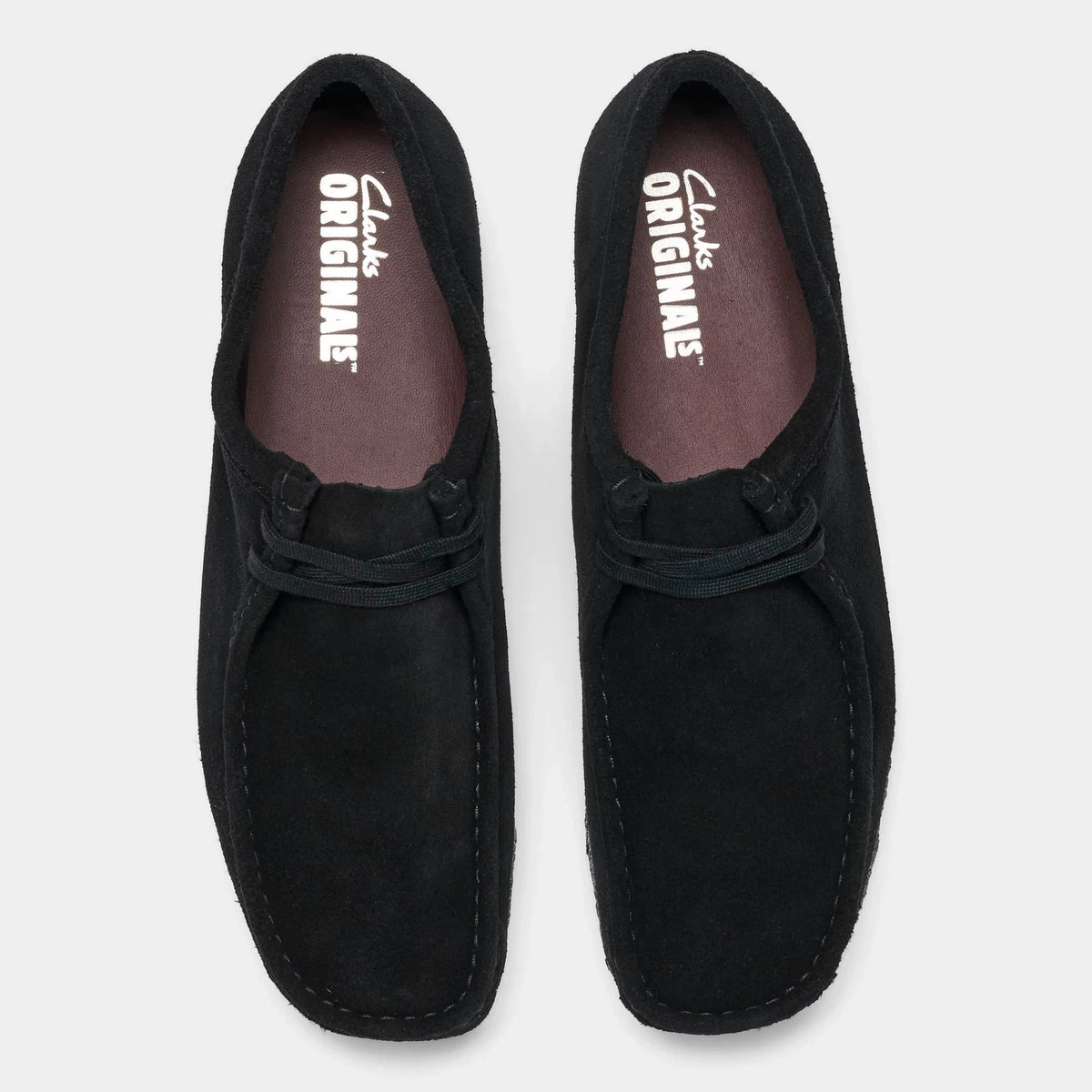 Men's Suede Moccasin Casual Shoes - Black