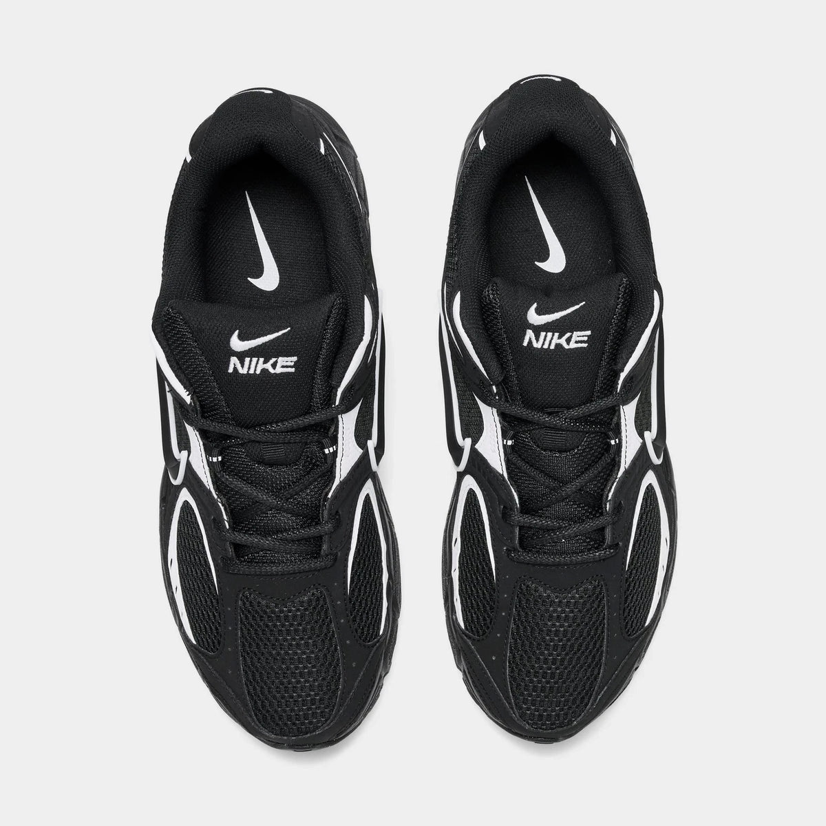 Men's Mesh Retro Runner Sneaker - Black