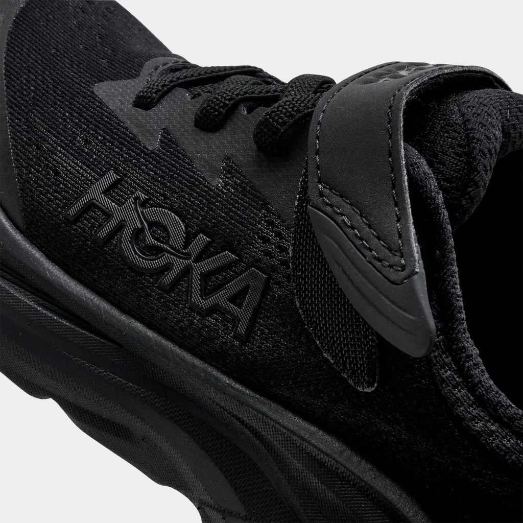 Little Kids' Stretch Lace Running Shoes - Black