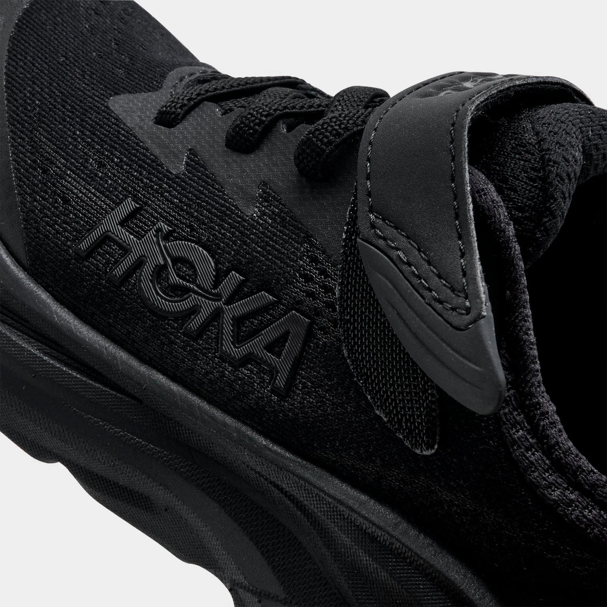 Little Kids' Stretch Lace Running Shoes - Black