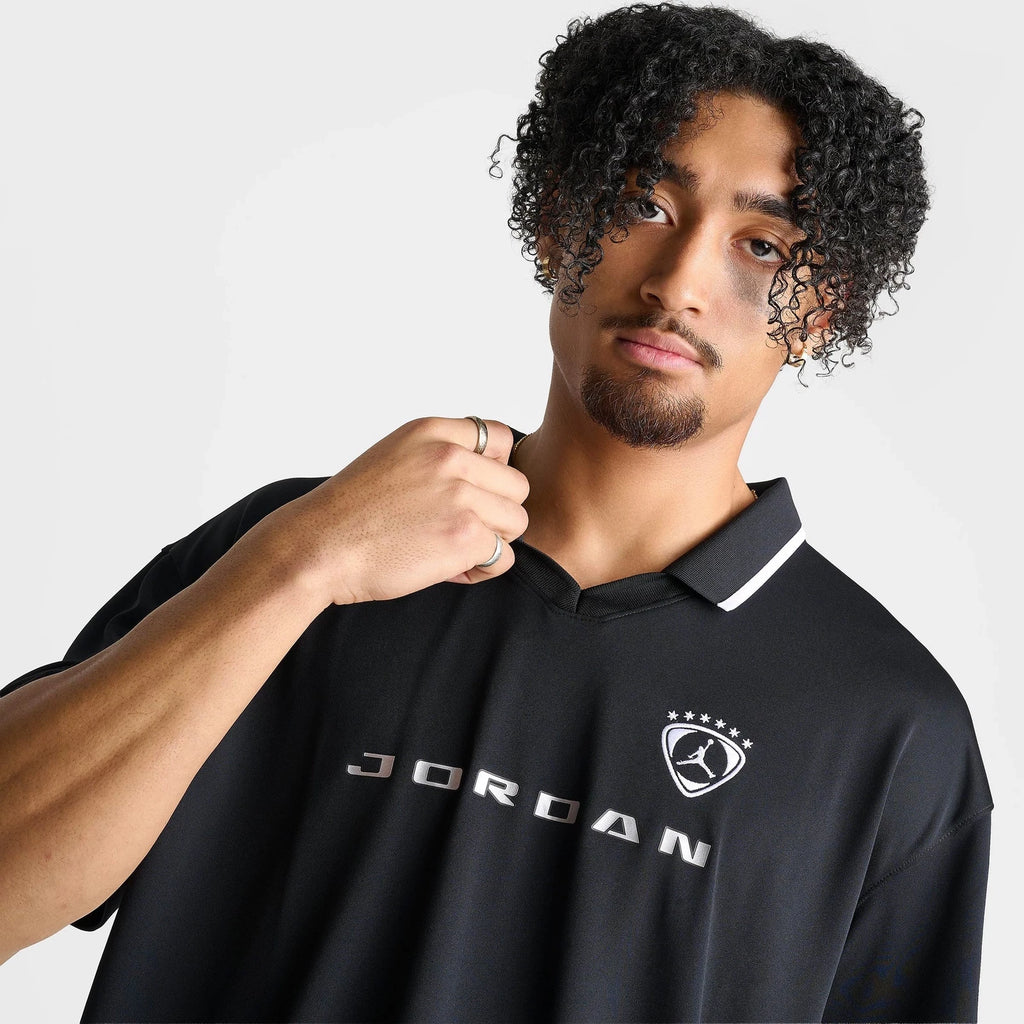 Men's Polyester Soccer-Inspired Top