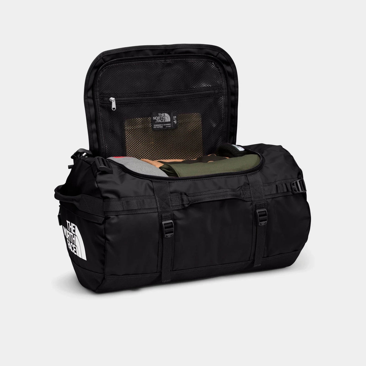 50L Water-Resistant Travel Duffel - Black